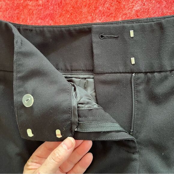 Laura Black Straight Leg Stretch Office Dress Pants - Picture 6 of 6